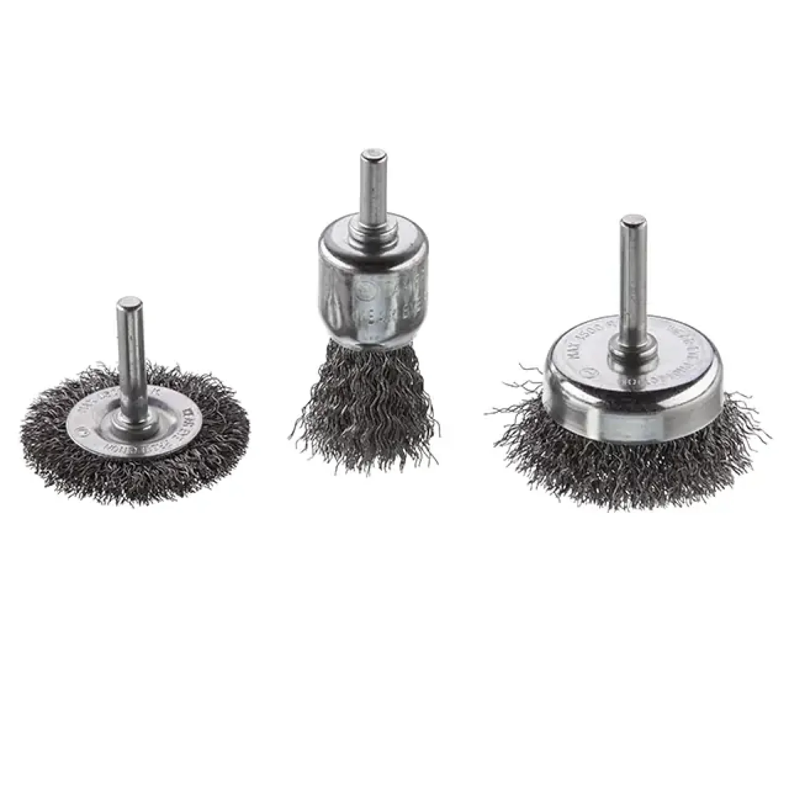 Набір щіток дротяних для дриля, 3 од. (50, 50, 30 мм) INTERTOOL (BT-0300) UA