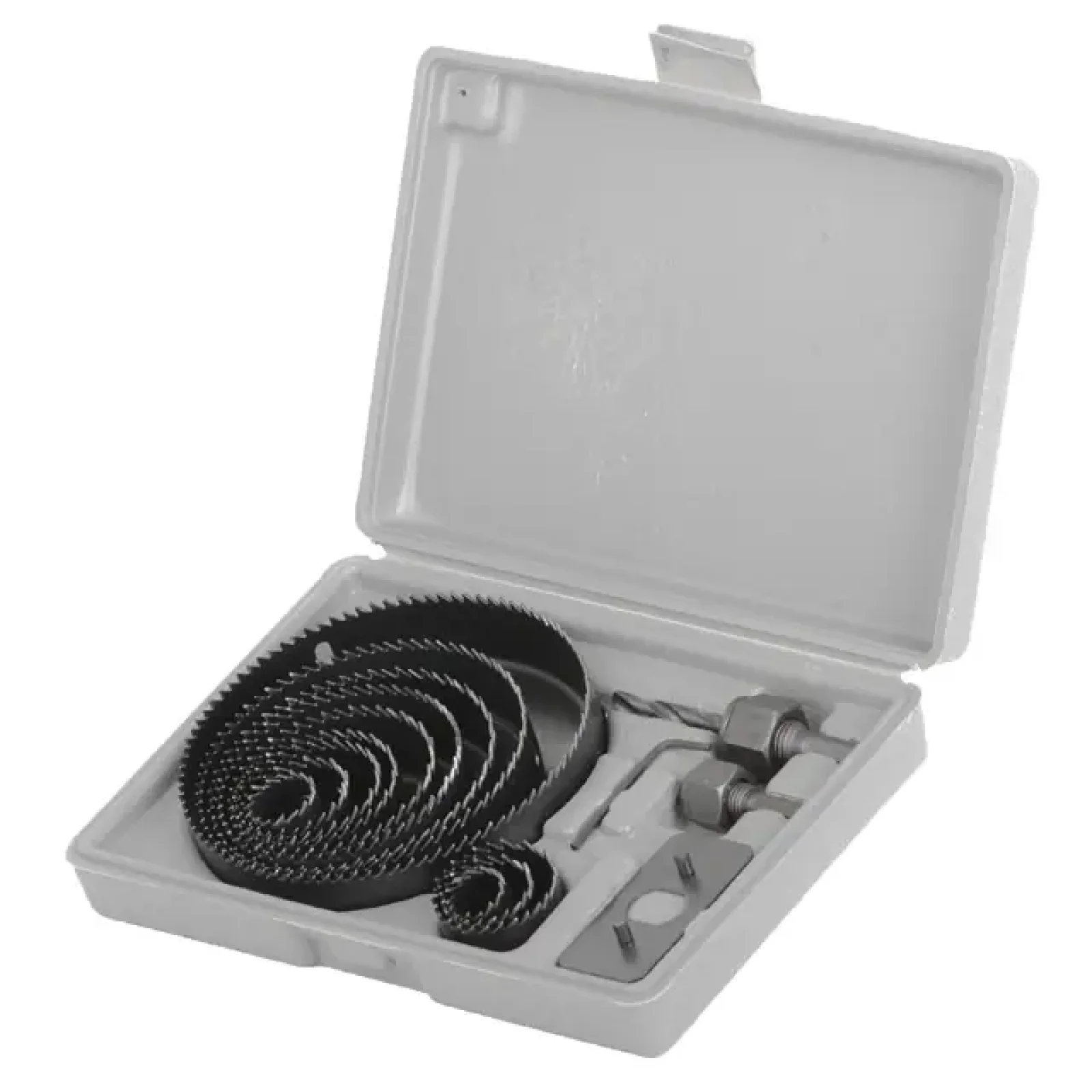 Набір корончатих свердел по деревині, 16 од., 19-127 мм INTERTOOL (BT-0026) UA