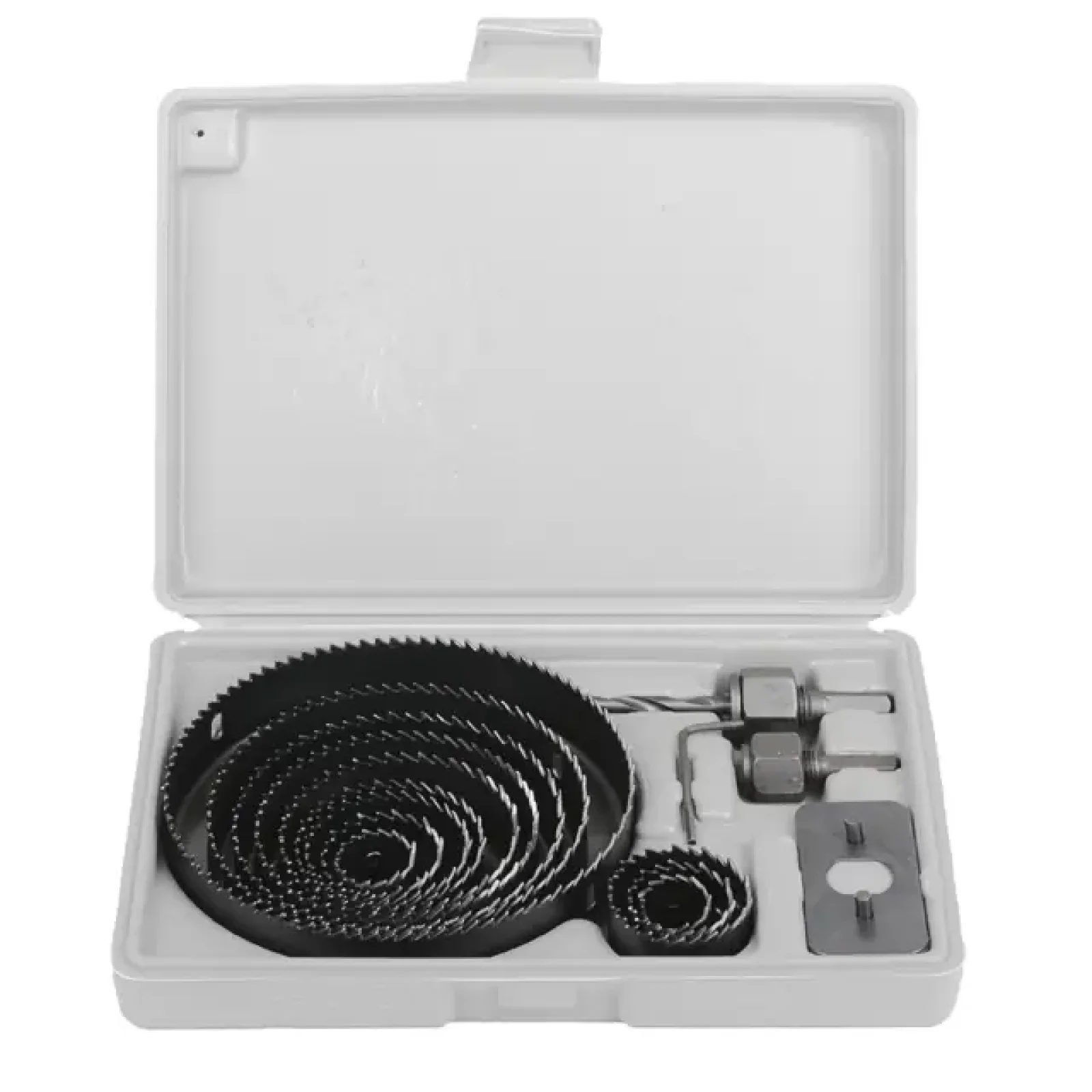 Набір корончатих свердел по деревині, 16 од., 19-127 мм INTERTOOL (BT-0026) UA