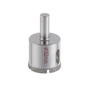 Свердло алмазне трубчасте по склу та кераміці, 32 мм INTERTOOL (SD-0360) UA