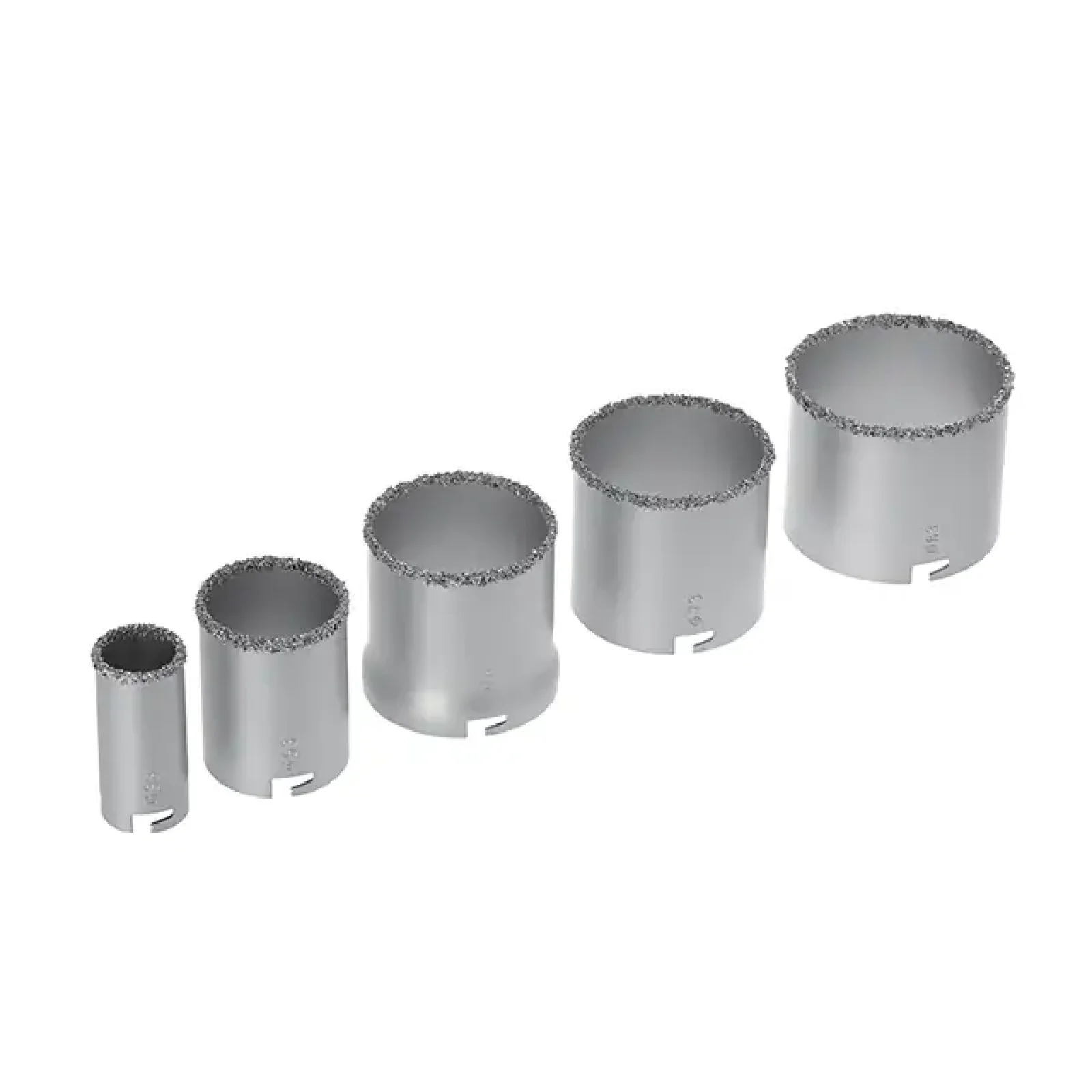 Набір корончастих свердел для плитки 5 од., 33–83 мм, вольфрамове напилення + напилок, кейс INTERTOOL (SD-0428) UA