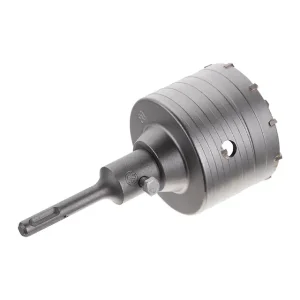 Свердло корончате по бетону 80 мм, перехідник SDS-Plus 100 мм INTERTOOL (SD-7080) UA