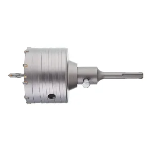 Свердло корончате по бетону 80 мм, перехідник SDS-Plus 100 мм INTERTOOL (SD-7080) UA