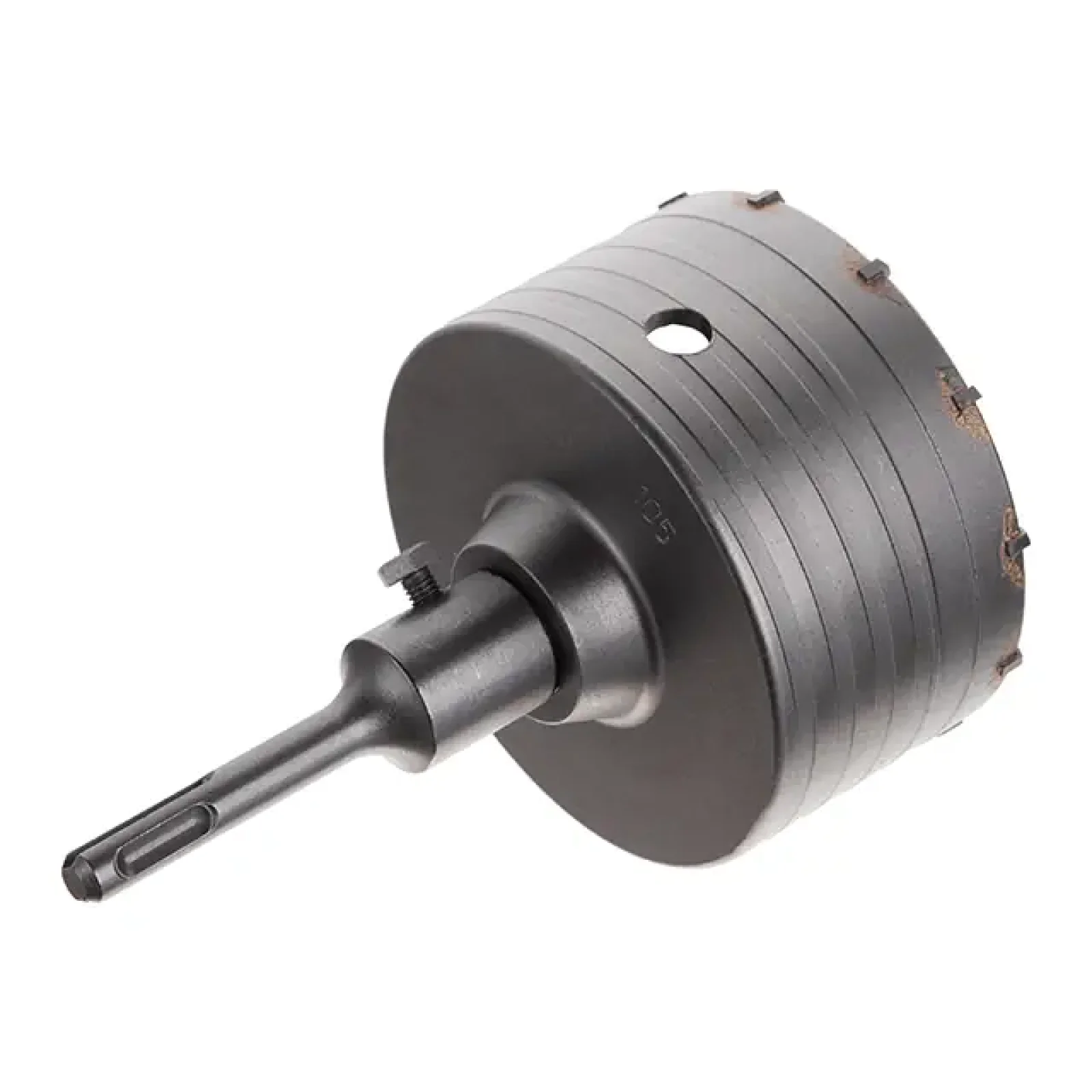 Свердло корончате по бетону 105 мм, перехідник SDS-Plus 100 мм INTERTOOL (SD-7105) UA