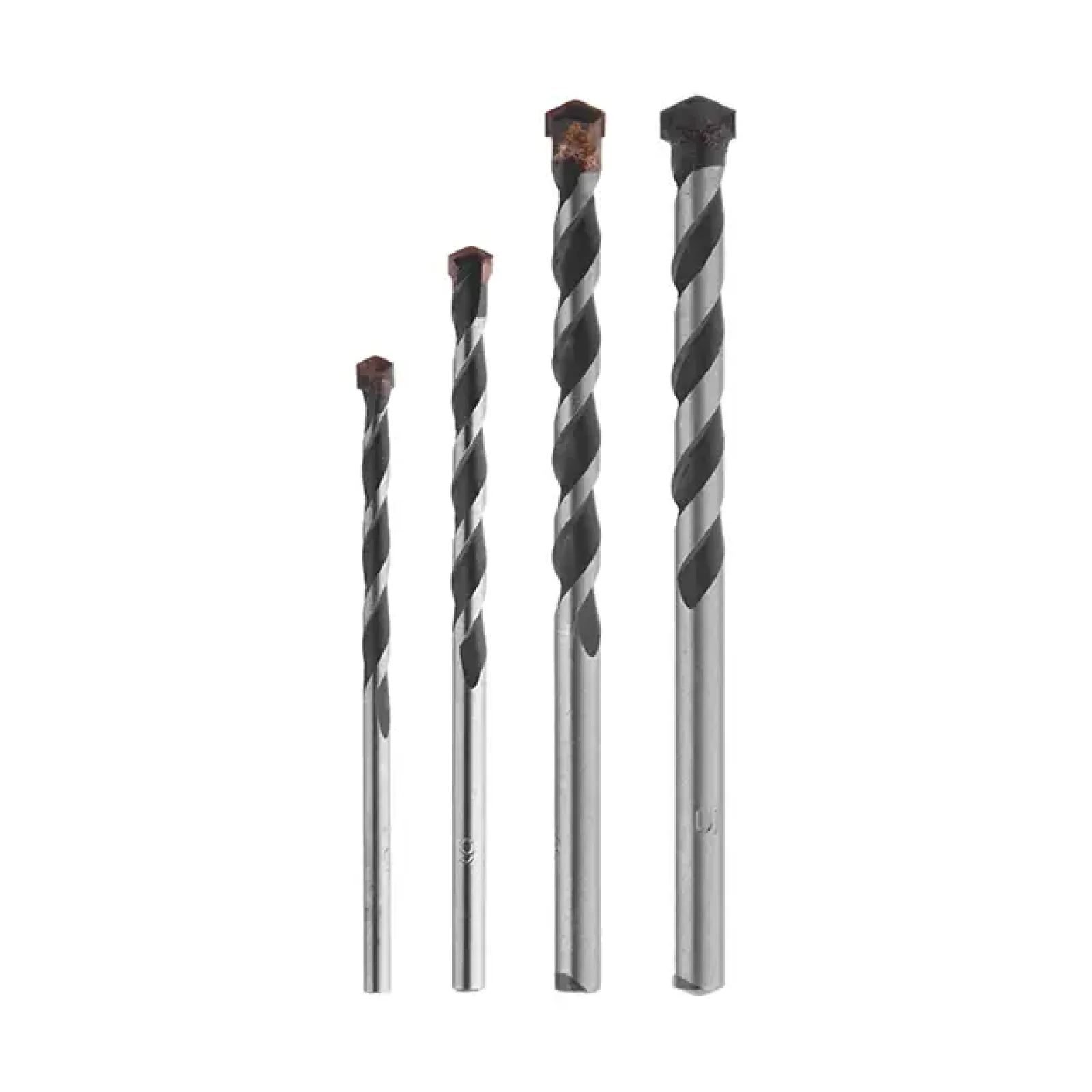 Набір свердел по бетону B&W, 4 шт. (5,6,8,10 мм), під ударний дриль INTERTOOL (SD-0105) UA