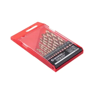 Набір свердел по металу DIN338 HSS, 13 шт. (1,5-6,5 мм), покриття Ti INTERTOOL (SD-0013) UA