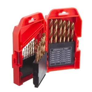 Набір свердел по металу DIN338 HSS, 25 шт. (1,0-13,0 мм), покриття Ti INTERTOOL (SD-0025) UA