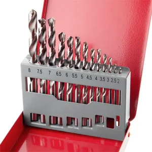 Набір свердел по металу HSS, 13 шт. (2,0-8,0 мм), полірована сталь INTERTOOL (SD-0114) UA