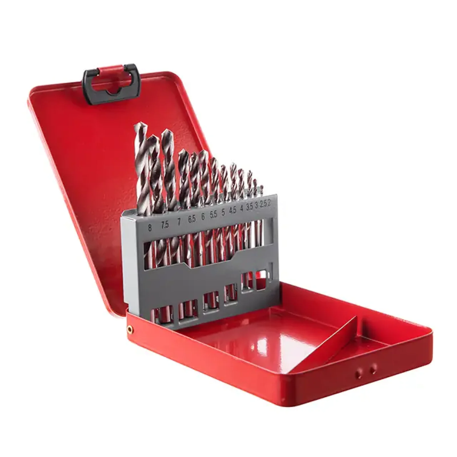 Набір свердел по металу HSS, 13 шт. (2,0-8,0 мм), полірована сталь INTERTOOL (SD-0114) UA