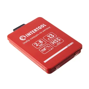 Набір свердел по металу HSS, 13 шт. (2,0-8,0 мм), полірована сталь INTERTOOL (SD-0114) UA