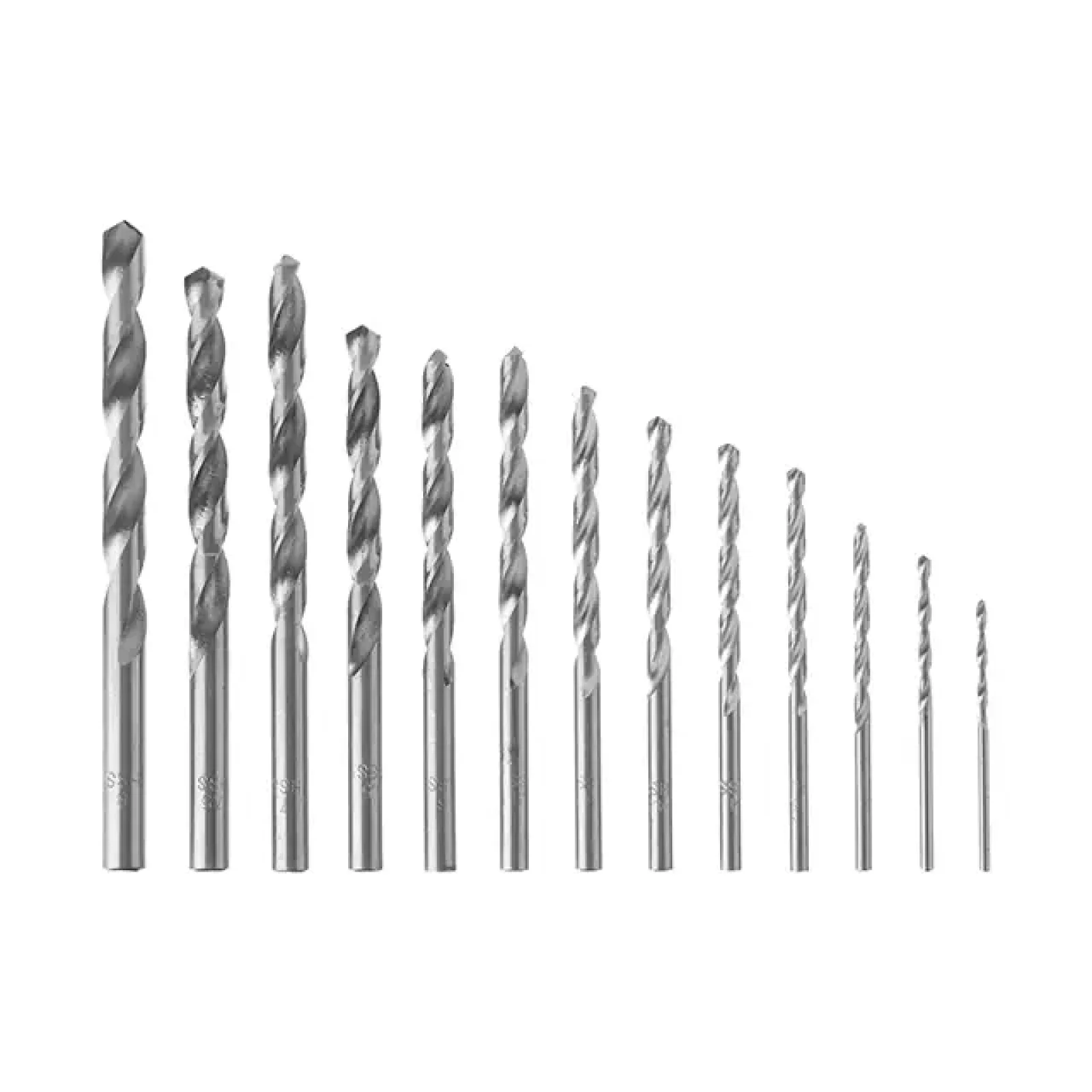 Набір свердел по металу HSS, 13 шт. (2,0-8,0 мм), полірована сталь INTERTOOL (SD-0114) UA