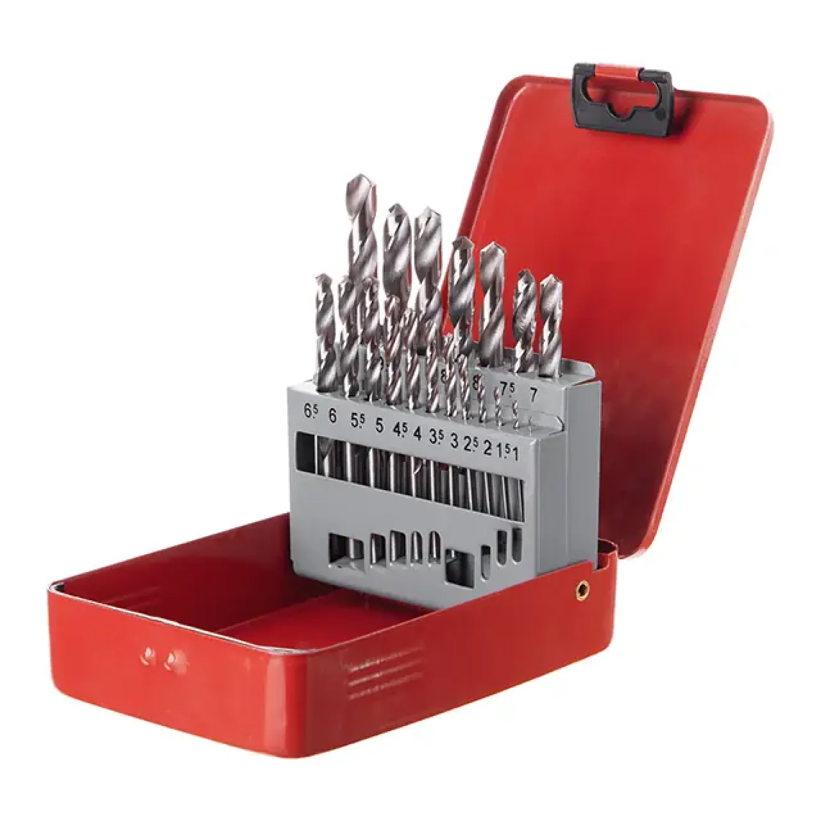 Набір свердел по металу HSS, 19 шт. (1,0-10,0 мм), полірована сталь INTERTOOL (SD-0119) UA