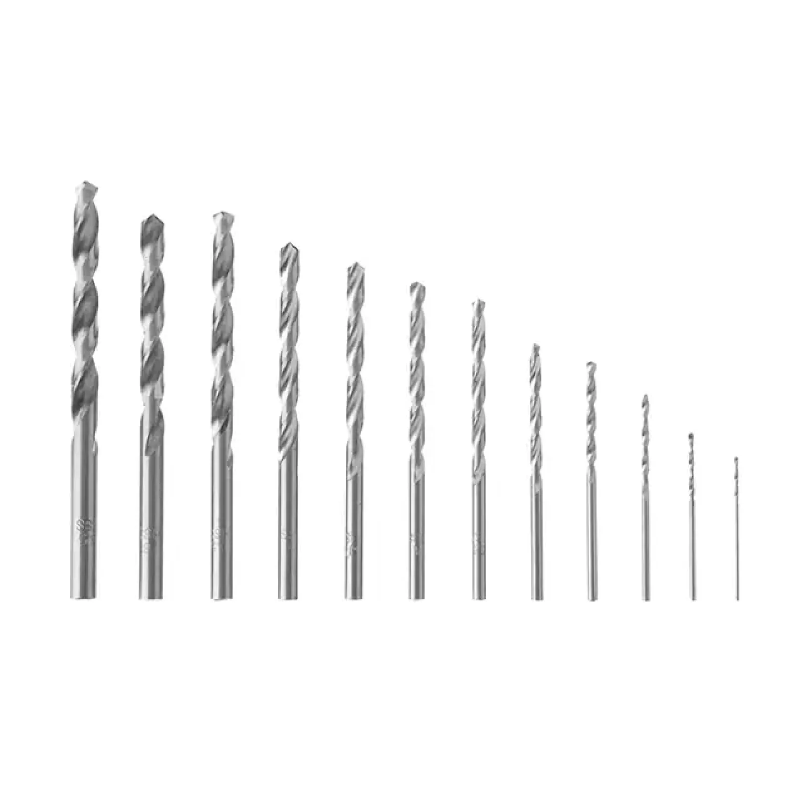 Набір свердел по металу HSS, 19 шт. (1,0-10,0 мм), полірована сталь INTERTOOL (SD-0119) UA