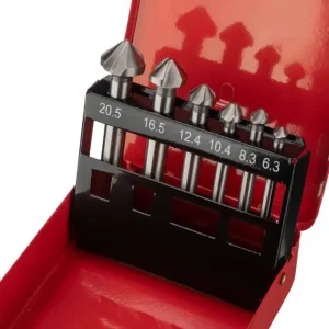 Набір зенкерів, 6 шт. (6,3-20,5 мм) INTERTOOL (SD-5006) UA