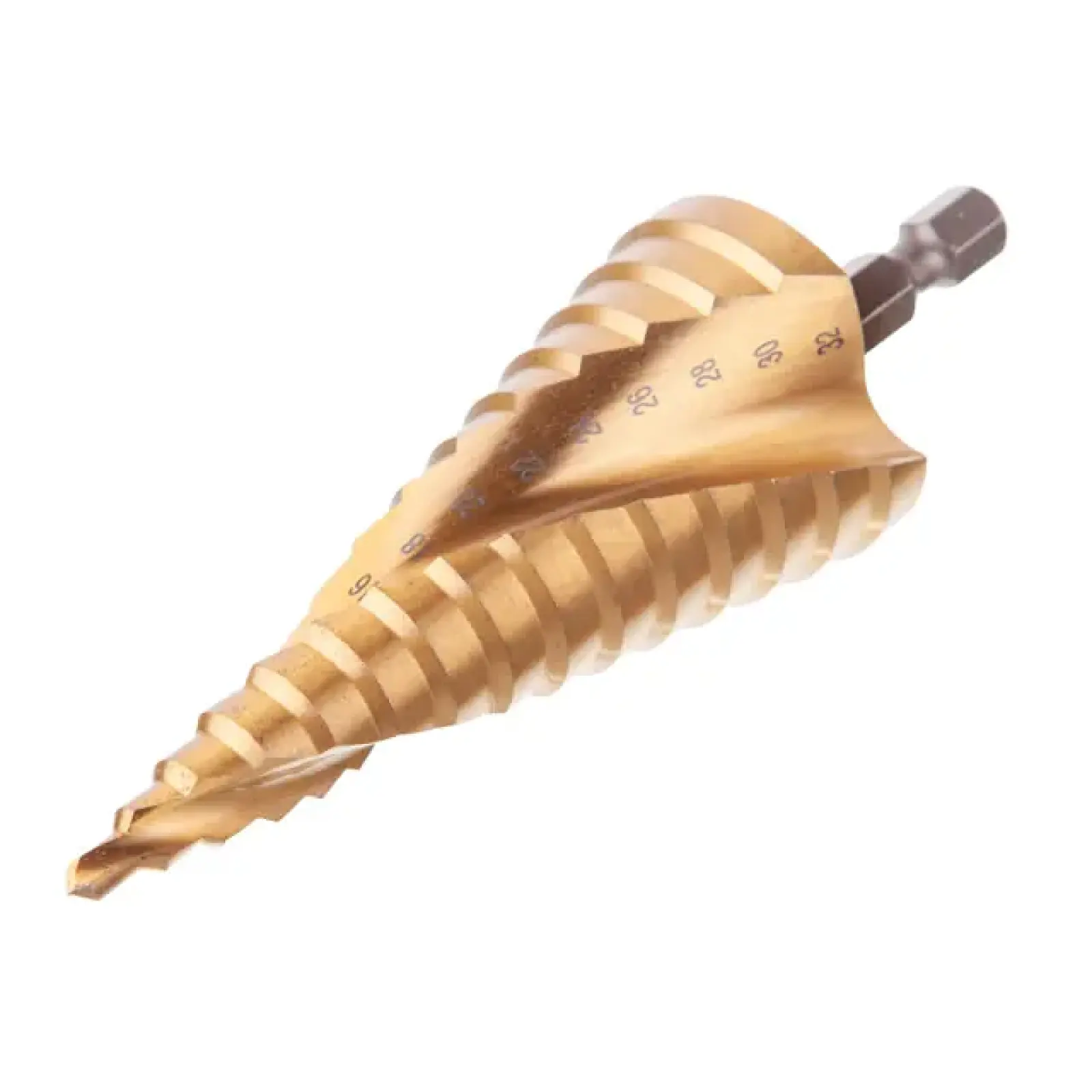 Свердло ступінчасте по металу, спіральне, 4-32 мм, HEX INTERTOOL (SD-5839) UA