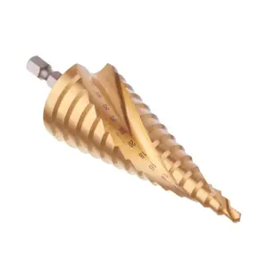 Свердло ступінчасте по металу, спіральне, 4-32 мм, HEX INTERTOOL (SD-5839) UA