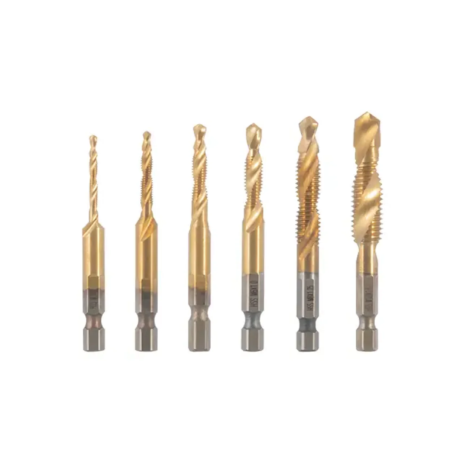 Набір свердел-мітчиків, 6 од. INTERTOOL (SD-5841) UA