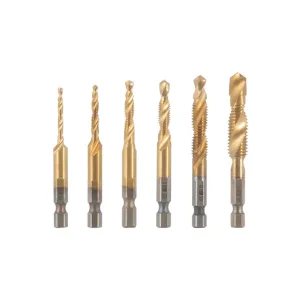 Набір свердел-мітчиків, 6 од. INTERTOOL (SD-5841) UA