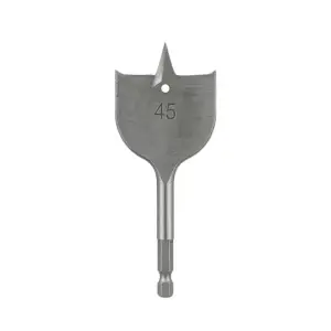 Свердло по дереву пір'яне, 45×150 мм, HEX INTERTOOL (SW-0045) UA