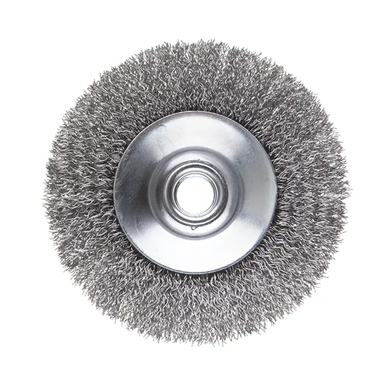 Щітка конусна, 100 мм, M14, кручений дріт, для КШМ, 12500 об/хв INTERTOOL (BT-5100) UA