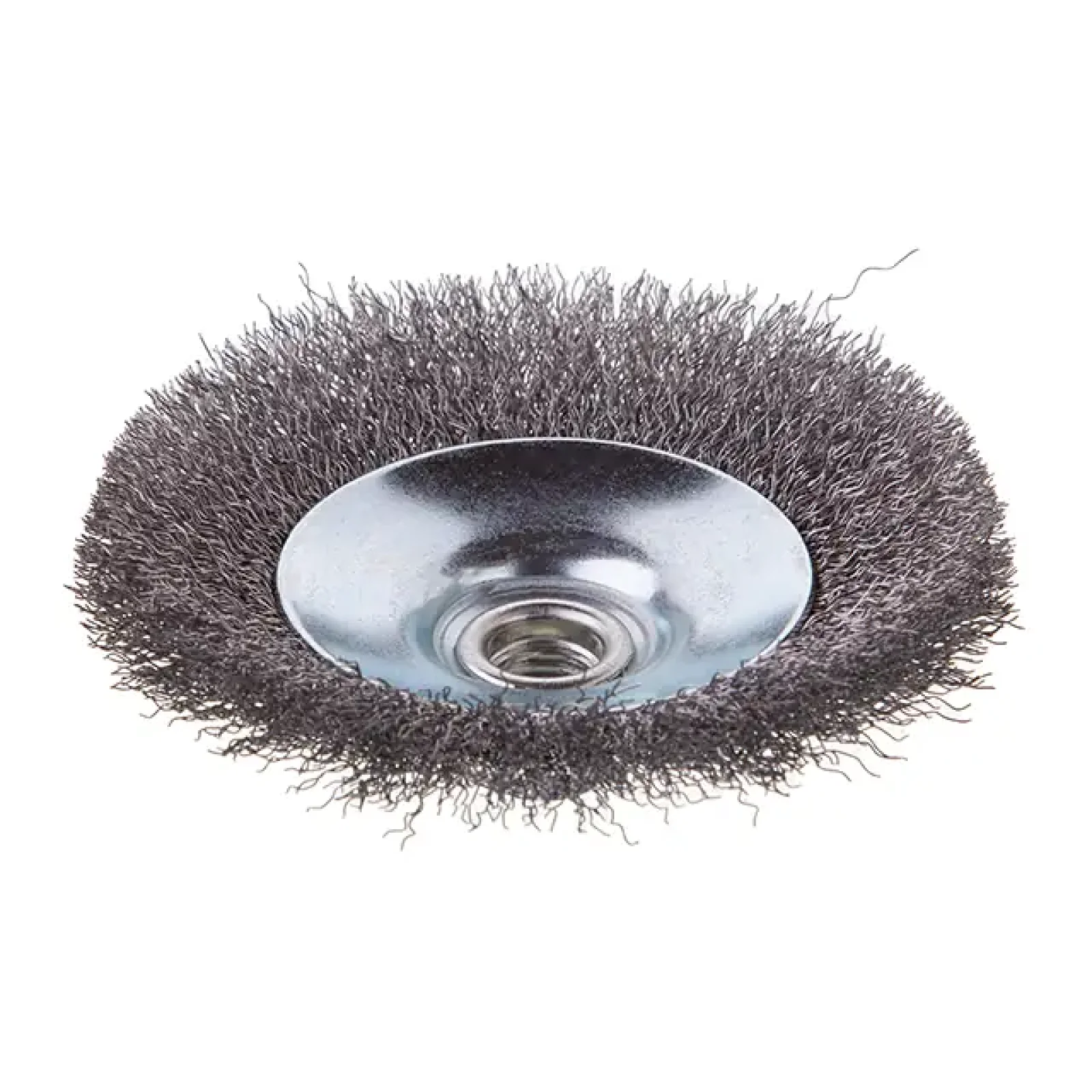 Щітка конусна, 115 мм, M14, кручений дріт, для КШМ, 12500 об/хв INTERTOOL (BT-5115) UA