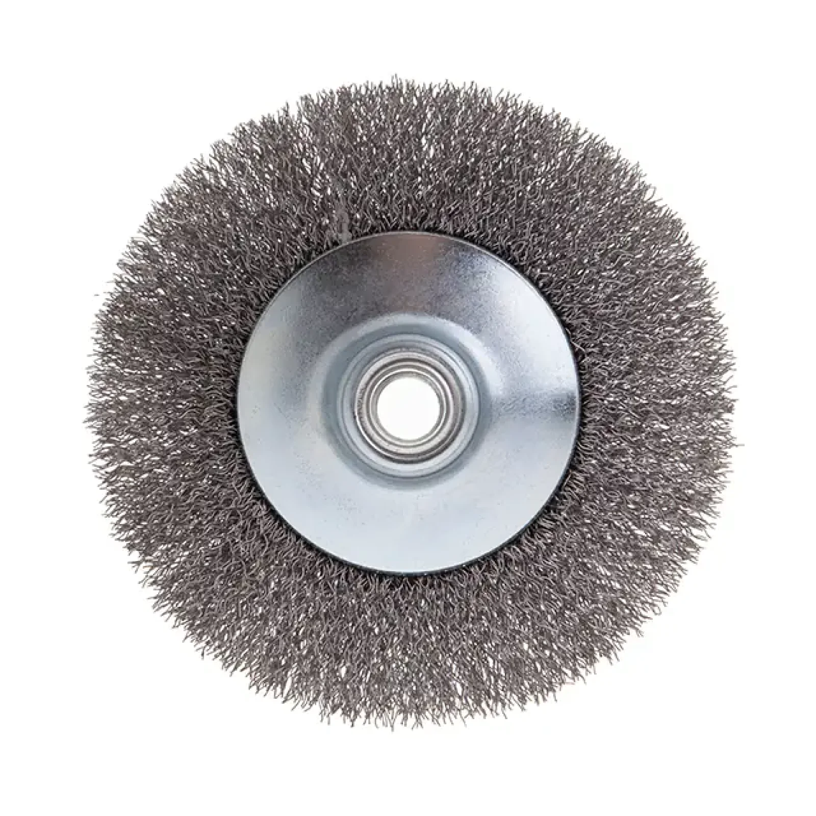 Щітка конусна, 125 мм, M14, кручений дріт, для КШМ, 6500 об/хв INTERTOOL (BT-5125) UA