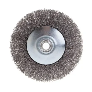 Щітка конусна, 125 мм, M14, кручений дріт, для КШМ, 6500 об/хв INTERTOOL (BT-5125) UA