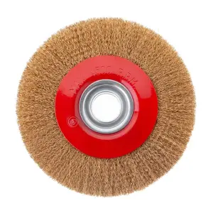 Щітка кільцева, 200×32 мм, кручений дріт покритий латунню, 4500 об/хв INTERTOOL (BT-6201) UA