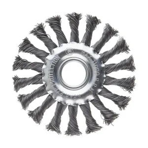 Щітка кільцева, 115×22,2 мм, пучки крученого дроту, 11000 об/хв INTERTOOL (BT-7115) UA