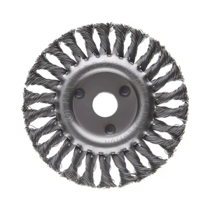 Щітка кільцева, 150×22,2 мм, пучки крученого дроту, 9000 об/хв INTERTOOL (BT-7150) UA