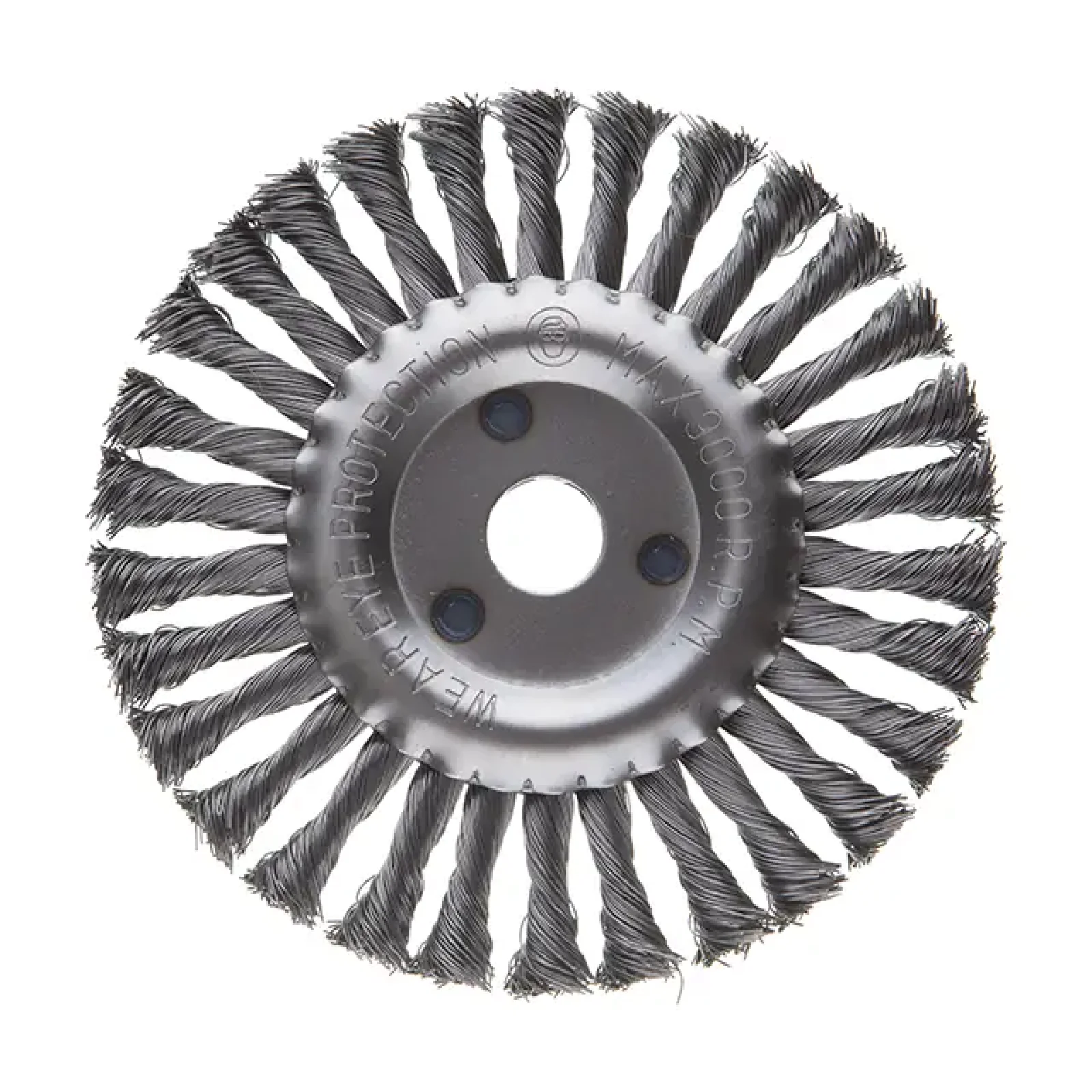 Щітка кільцева, 180×22,2 мм, пучки крученого дроту, 9000 об/хв INTERTOOL (BT-7180) UA