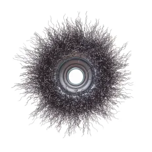 Щітка чашкова, 85 мм, M14, кручений дріт, для КШМ, 8500 об/хв INTERTOOL (BT-1085) UA