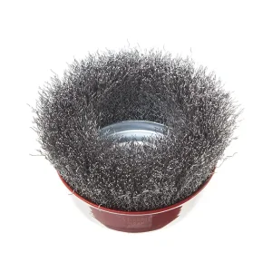 Щітка чашкова, 100 мм, M14, кручений дріт, для КШМ, 8500 об/хв INTERTOOL (BT-1100) UA