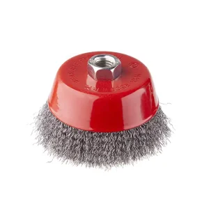 Щітка чашкова, 100 мм, M14, кручений дріт, для КШМ, 8500 об/хв INTERTOOL (BT-1100) UA