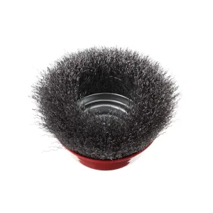 Щітка чашкова, 125 мм, M14, кручений дріт, для КШМ, 6500 об/хв INTERTOOL (BT-1125) UA