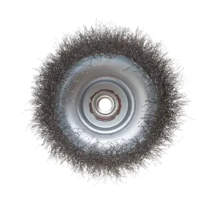 Щітка чашкова, 150 мм, M14, кручений дріт, для КШМ, 4500 об/хв INTERTOOL (BT-1150) UA