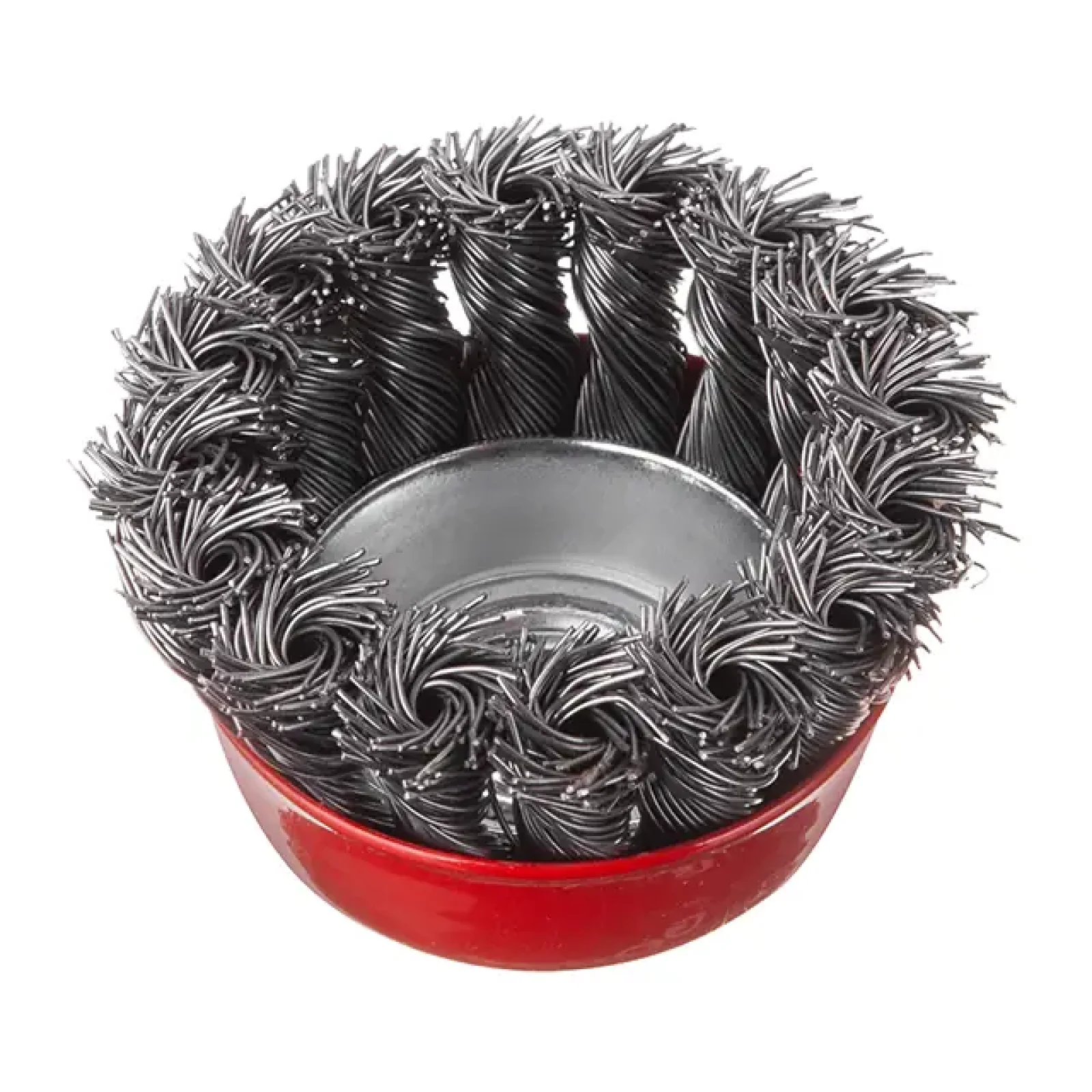 Щітка чашкова, 65 мм, M14, пучки крученого дроту, для КШМ, 12500 об/хв INTERTOOL (BT-2065) UA