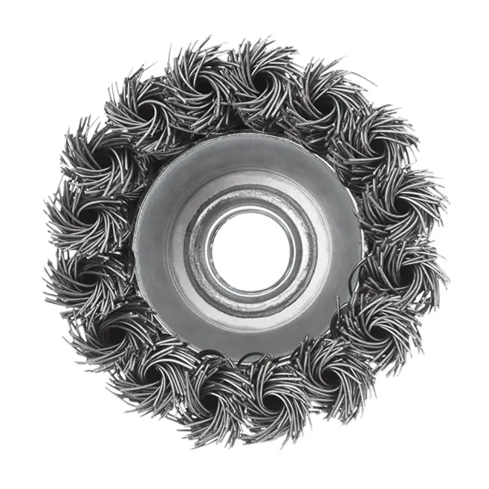 Щітка чашкова, 65 мм, M14, пучки крученого дроту, для КШМ, 12500 об/хв INTERTOOL (BT-2065) UA