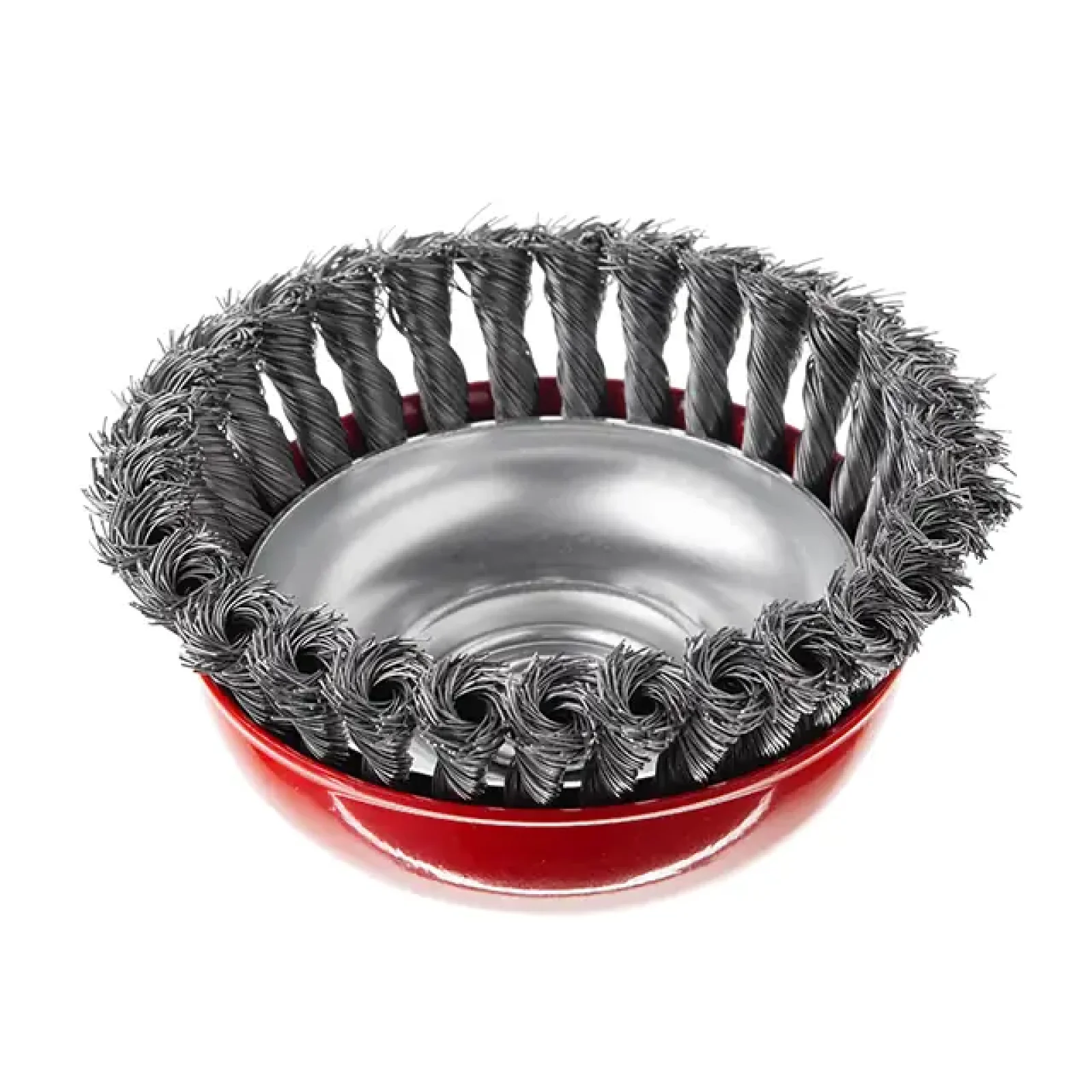 Щітка чашкова, 150 мм, M14, пучки крученого дроту, для КШМ, 4500 об/хв INTERTOOL (BT-2150) UA