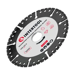 Диск універсальний сегментний алмазний, 125 мм, 16-18%, 12200 об/хв INTERTOOL (CT-1000) UA