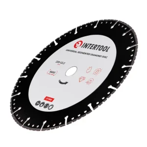 Диск універсальний сегментний алмазний, 230 мм, 16-18%, 6600 об/хв INTERTOOL (CT-1012) UA