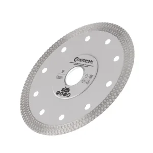 Диск відрізний алмазний, з суцільною кромкою, по керамограніту, 125 мм, 36%, 12200 об/хв INTERTOOL (CT-3102) UA