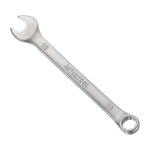 Ключ комбінований 10мм Cr-V INTERTOOL (HT-1210) UA