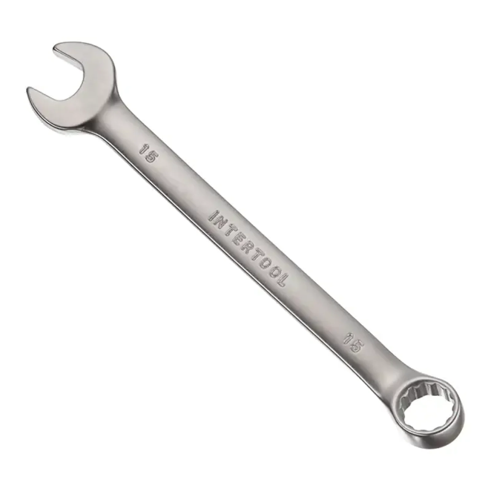 Ключ комбінований 15мм Cr-V INTERTOOL (HT-1215) UA