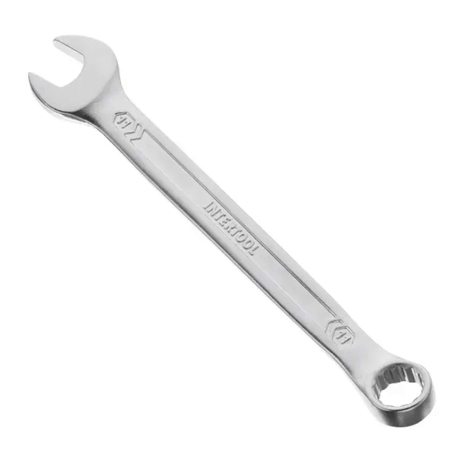 Ключ комбінований, 11 мм, Cr-V, покриття: сатин-хром, DIN3113, STORM INTERTOOL (XT-1011) UA