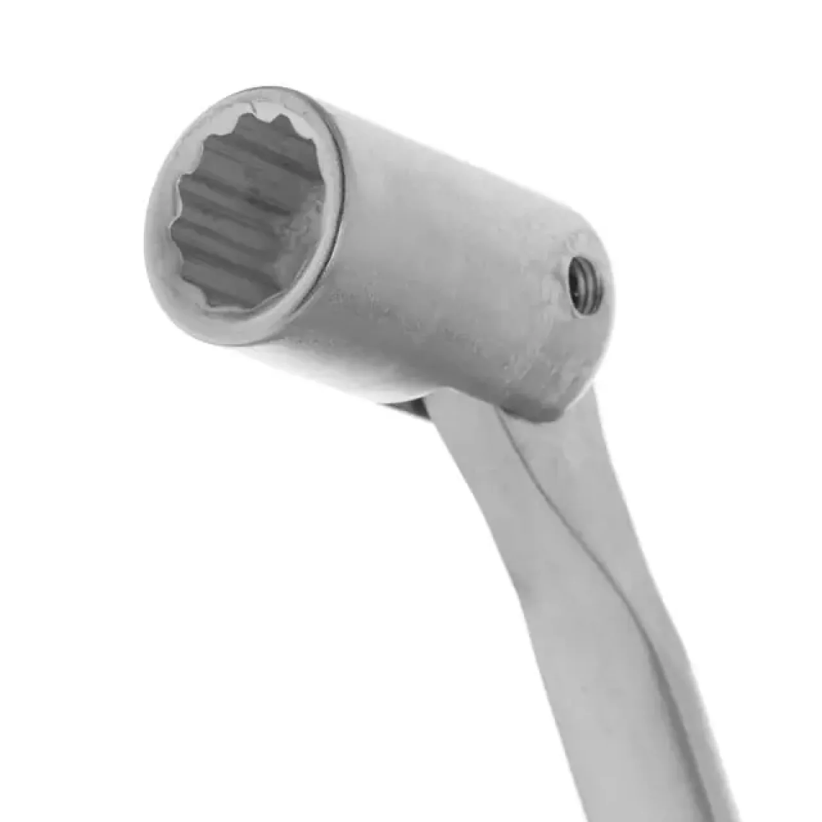 Ключ рожково-накидний, шарнірний, 12 мм, Cr-V, покриття: сатин-хром INTERTOOL (XT-1412) UA