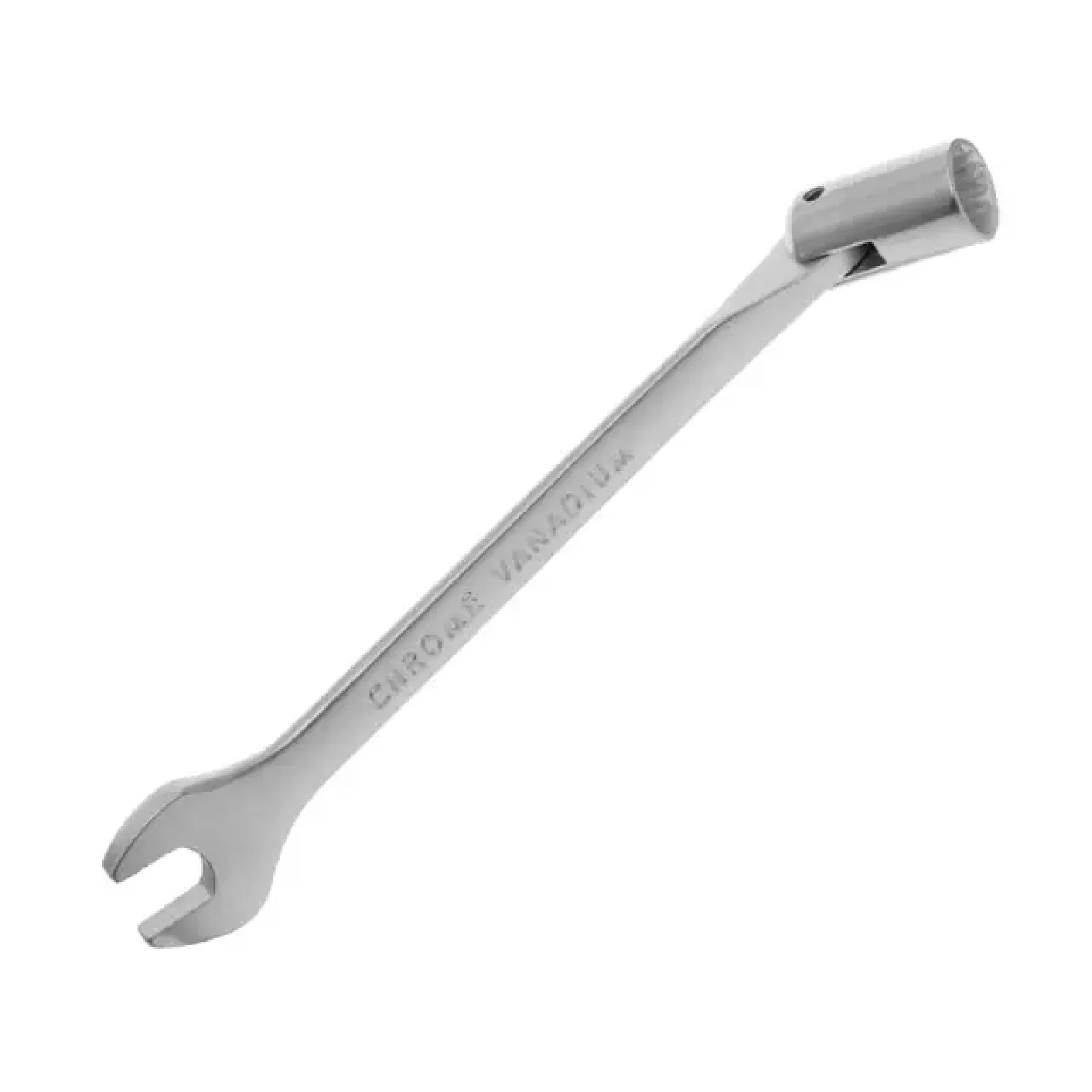 Ключ рожково-накидний, шарнірний, 14 мм,, Cr-V, покриття: сатин-хром INTERTOOL (XT-1414) UA