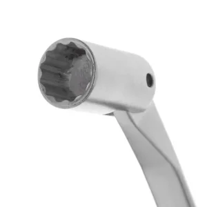 Ключ рожково-накидний, шарнірний, 15 мм,, Cr-V, покриття: сатин-хром INTERTOOL (XT-1415) UA