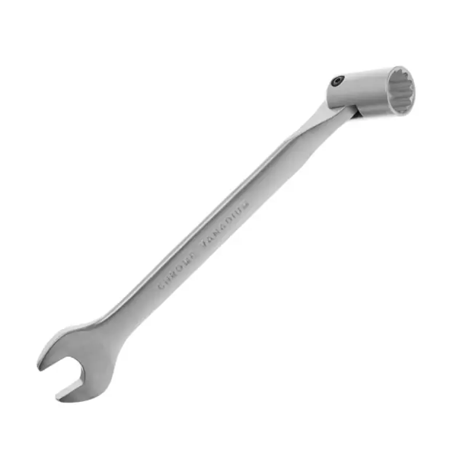 Ключ рожково-накидний, шарнірний, 16 мм,, Cr-V, покриття: сатин-хром INTERTOOL (XT-1416) UA