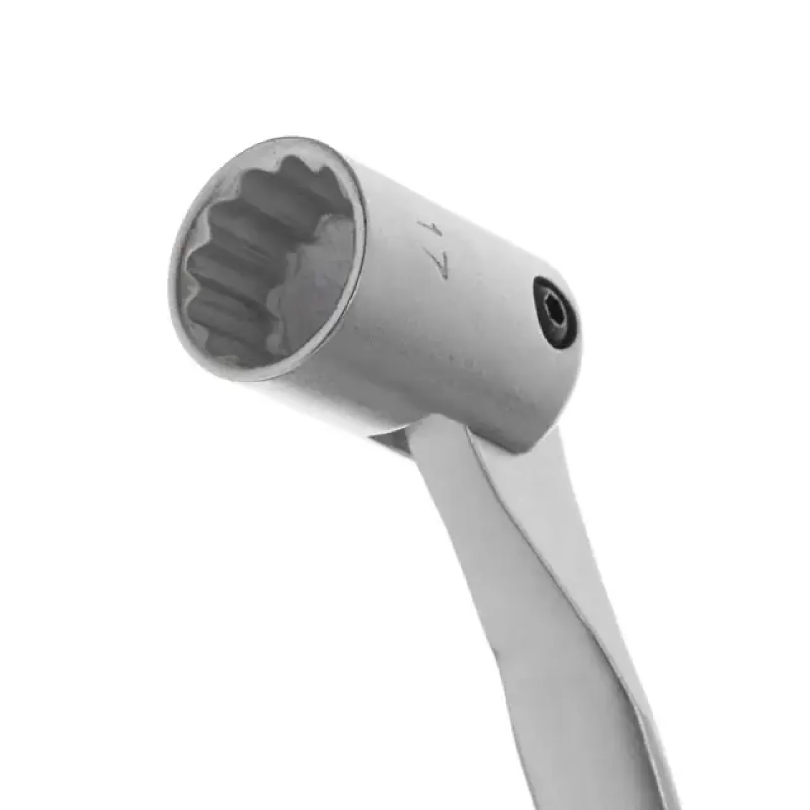 Ключ рожково-накидний, шарнірний, 17 мм,, Cr-V, покриття: сатин-хром INTERTOOL (XT-1417) UA